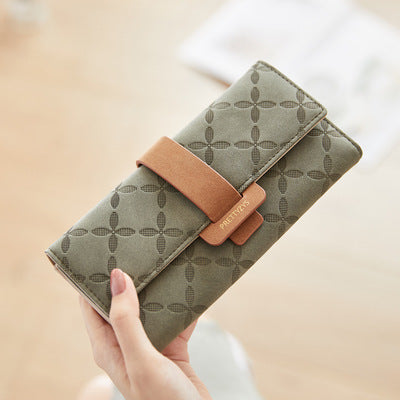 Women's Long For Multifunctional Clutch Tri Fold Ladies Wallets