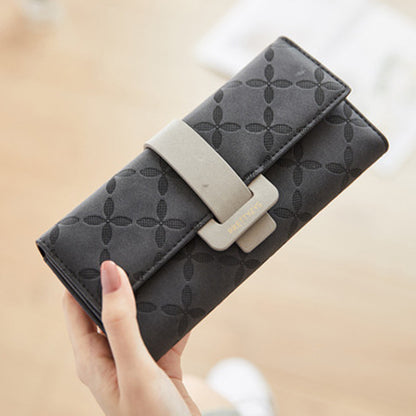 Women's Long For Multifunctional Clutch Tri Fold Ladies Wallets