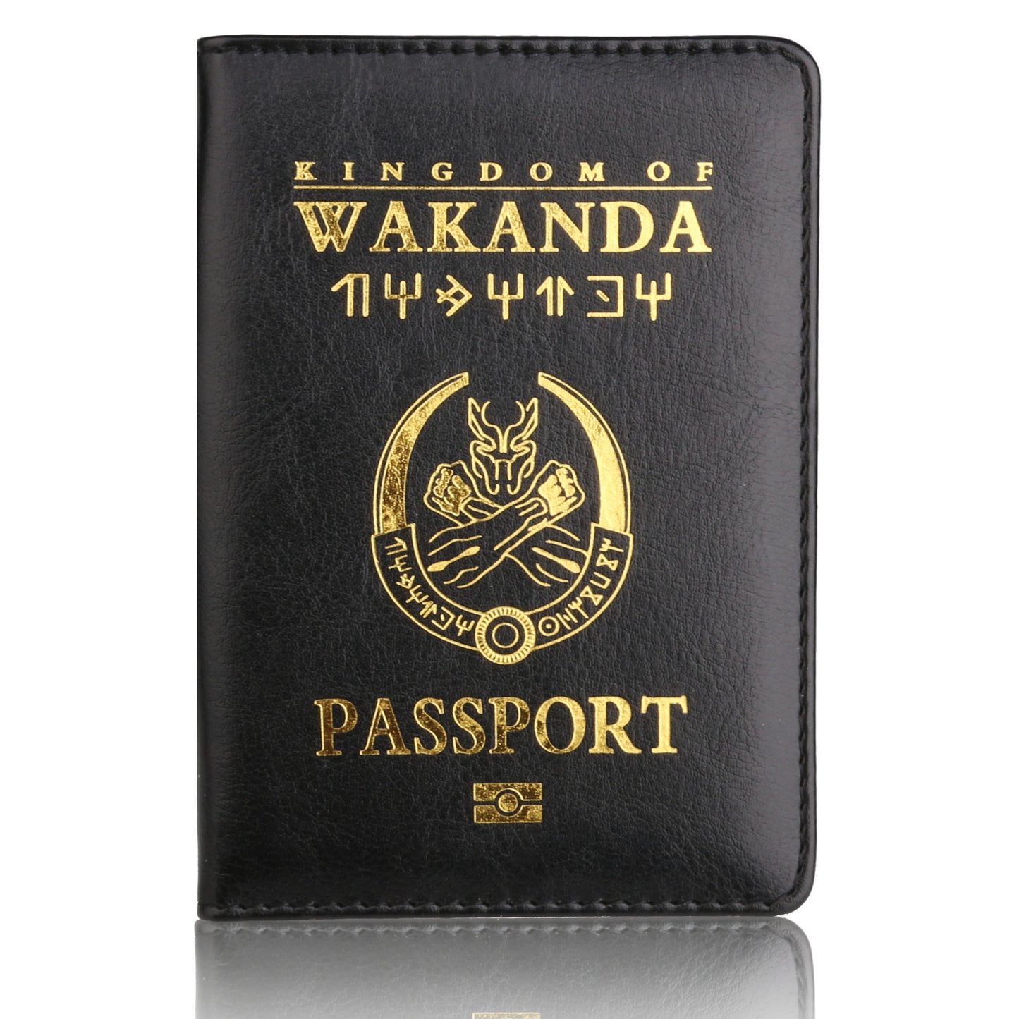 Couverture de passeport Black Panther, ensemble de certificats d'identité simples