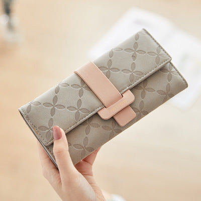 Women's Long For Multifunctional Clutch Tri Fold Ladies Wallets