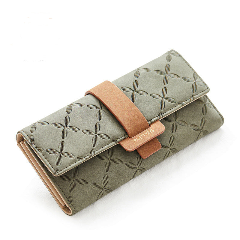 Women's Long For Multifunctional Clutch Tri Fold Ladies Wallets