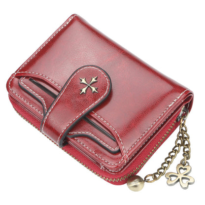 Elegant New Women's Tassel Zipper Short Ladies Wallets