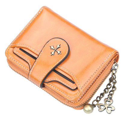 Elegant New Women's Tassel Zipper Short Ladies Wallets