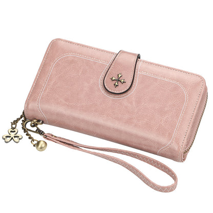 Women's Four-leaf Clover Fashion Korean Style Mobile Ladies Wallets