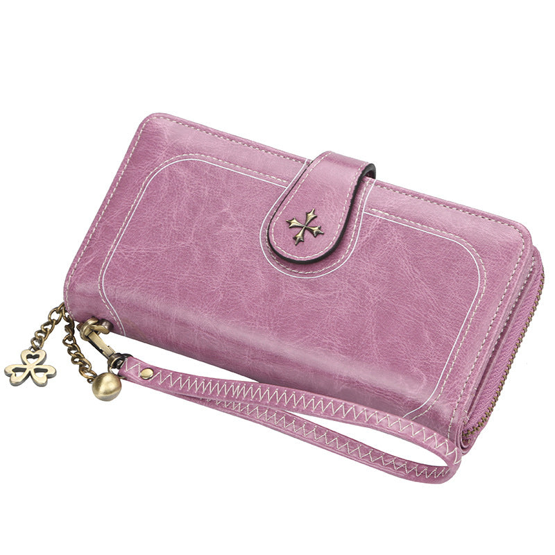 Women's Four-leaf Clover Fashion Korean Style Mobile Ladies Wallets