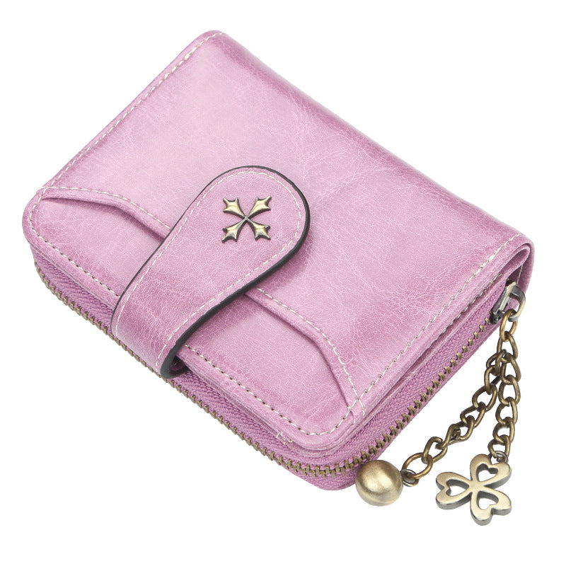 Elegant New Women's Tassel Zipper Short Ladies Wallets