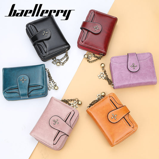 Elegant New Women's Tassel Zipper Short Ladies Wallets