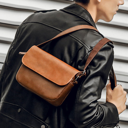 Sacs messagers en cuir pour hommes, version confortable et élégante, style masculin