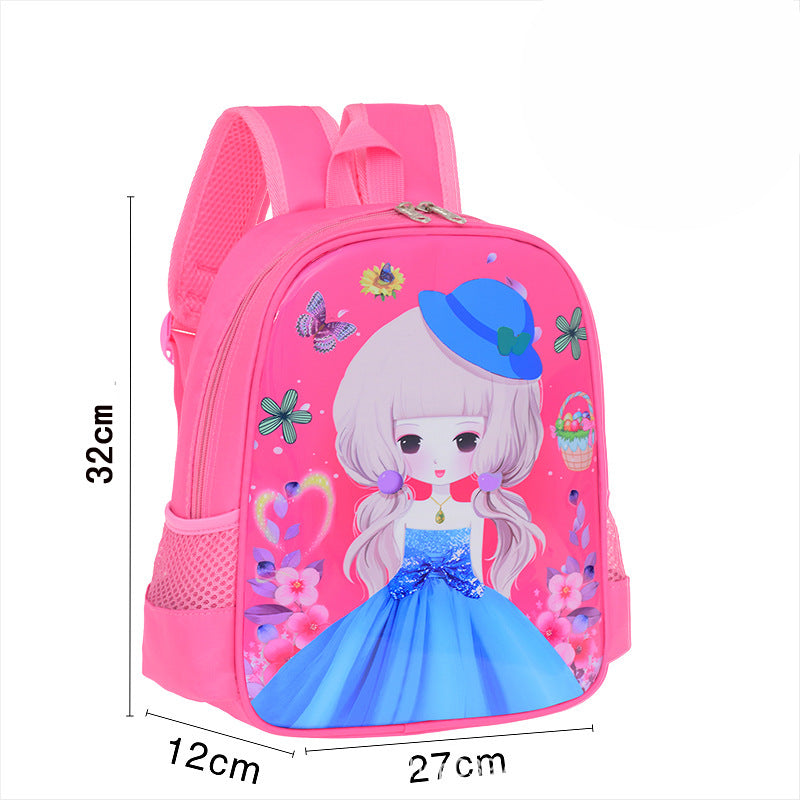 Sacs d'école pour élèves du primaire de style coréen de la série de dessins animés pour enfants Princesse mignonne