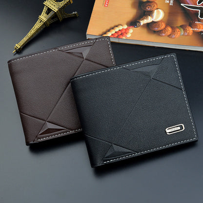 Men's Short Male Youth Business Horizontal Fashion Large Men's Wallets