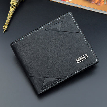 Men's Short Male Youth Business Horizontal Fashion Large Men's Wallets