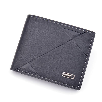 Men's Short Male Youth Business Horizontal Fashion Large Men's Wallets