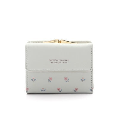 Fresh Female Short Korean Cute Small Ladies Wallets