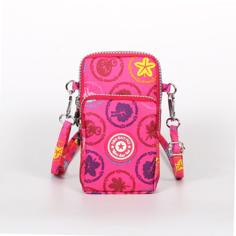 Women's Mini Fashion Cloth Wrist Vertical Phone Bags