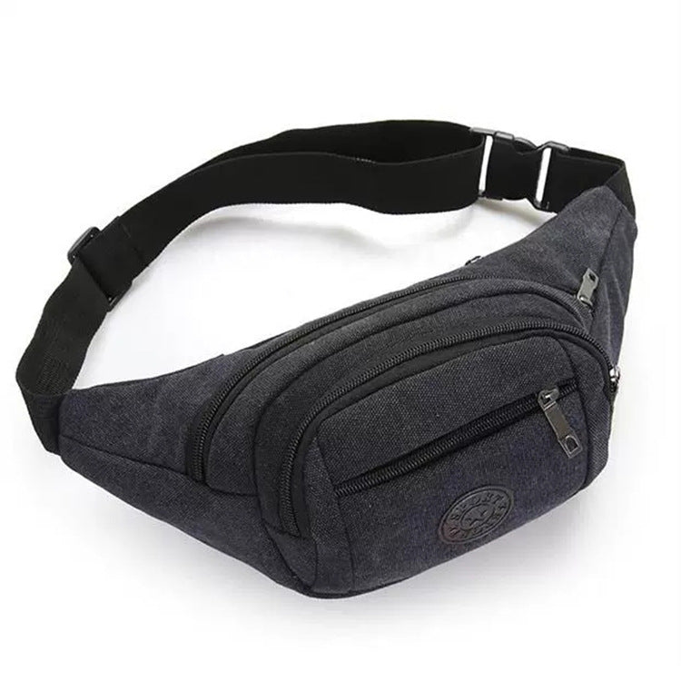 Women's & Men's & Canvas Running Sport Checkout Construction Men's Waist Packs