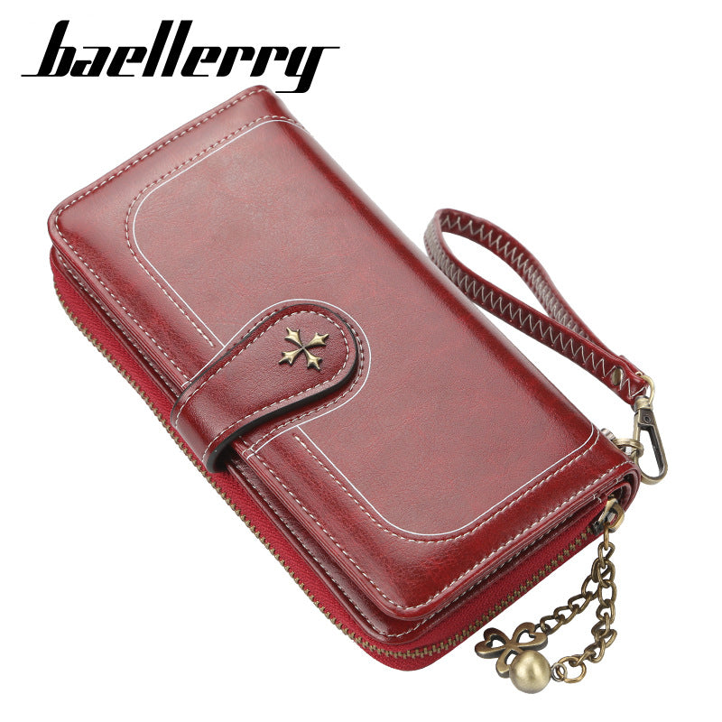 Women's Four-leaf Clover Fashion Korean Style Mobile Ladies Wallets