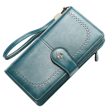 Beautiful Slouchy Women's Korean Zipper Mobile Ladies Wallets