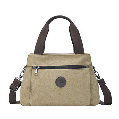 Women's Retro Canvas Portable Large Capacity Crossbody Bags