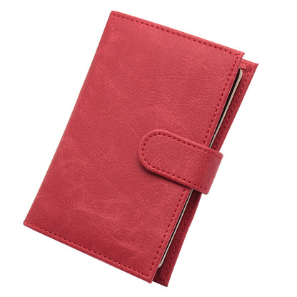 Business Leather Passport Fashion Jacket Ear Card Holder