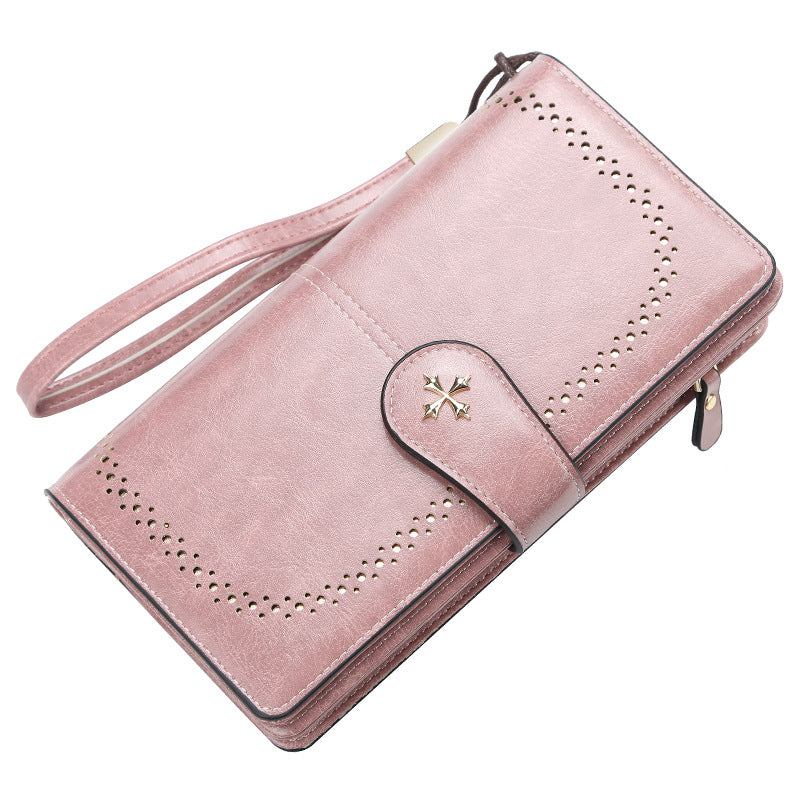 Beautiful Slouchy Women's Korean Zipper Mobile Ladies Wallets