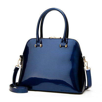 Women's Patent Leather Shiny Fashion Shell Bags