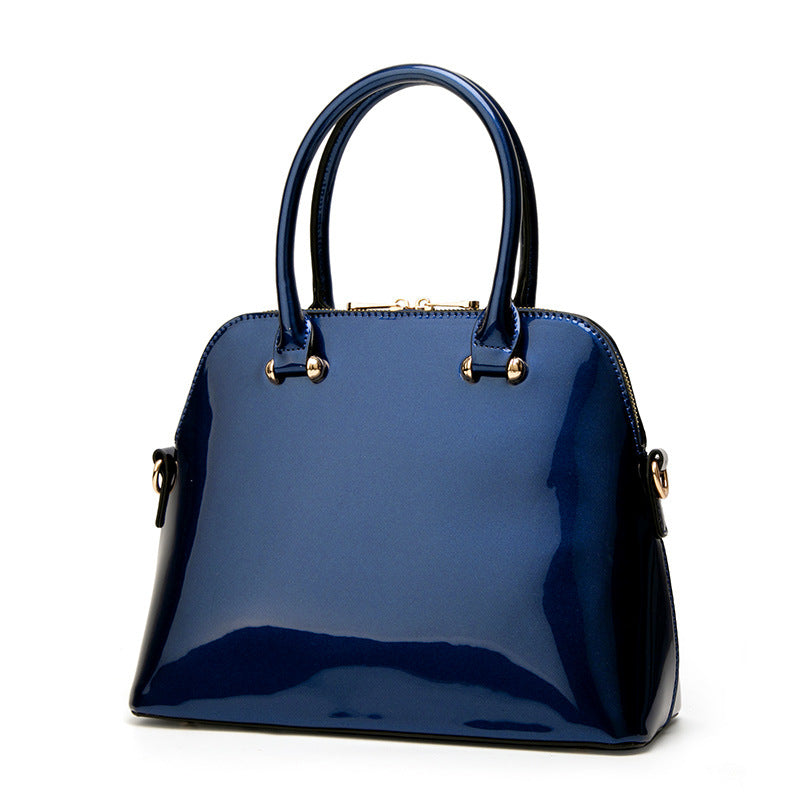 Women's Patent Leather Shiny Fashion Shell Bags