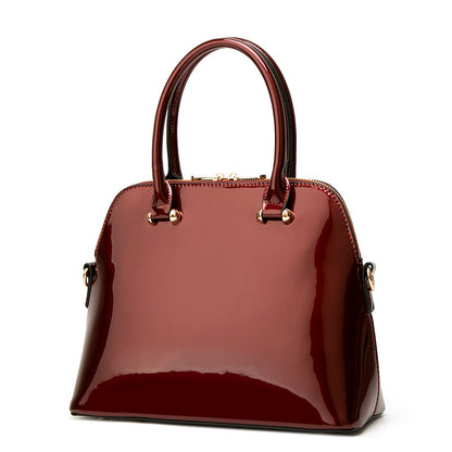 Women's Patent Leather Shiny Fashion Shell Bags