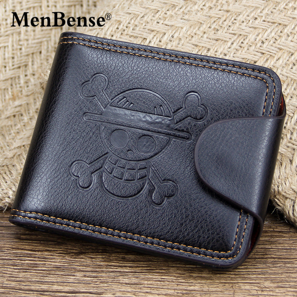 Men's Multiple Slots Trend Cartoon Short Men's Wallets