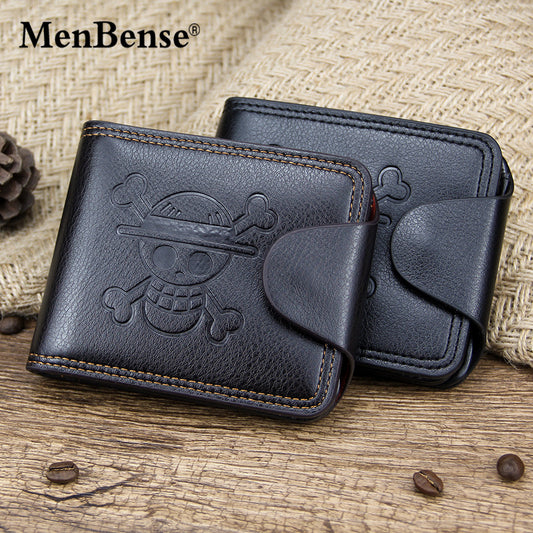 Men's Multiple Slots Trend Cartoon Short Men's Wallets