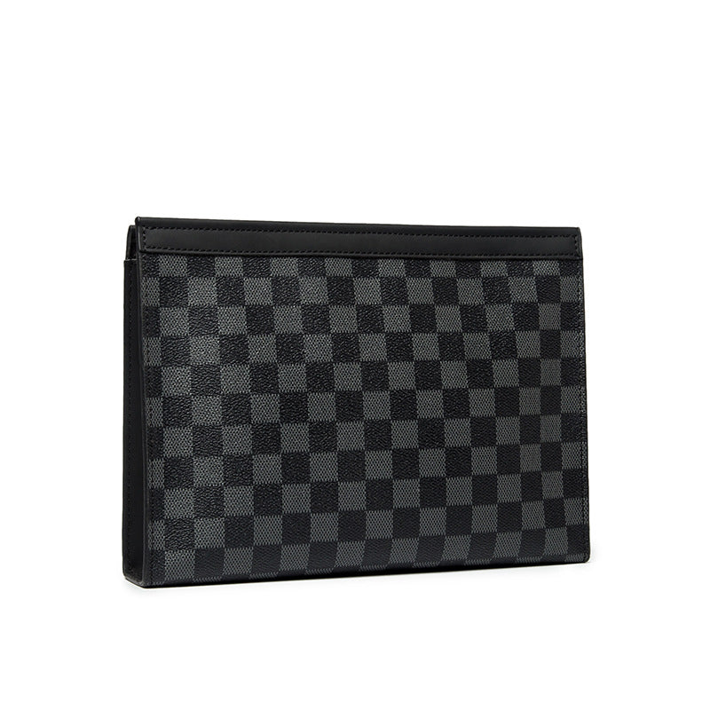 Pochette en cuir souple pour homme Portefeuilles tendance pour hommes d'affaires