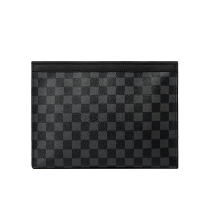 Pochette en cuir souple pour homme Portefeuilles tendance pour hommes d'affaires