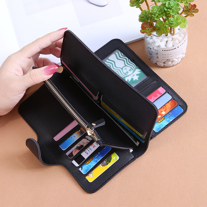 Attractive Popular Long Soft Mobile Clutch Ladies Wallets