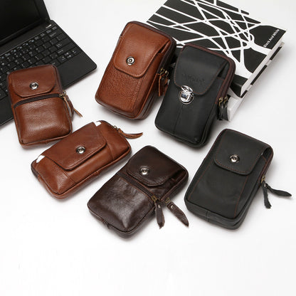 Men's Oversized Leather Tactics Large Capacity Phone Bags