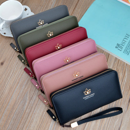 Women's Long Zip Large Capacity Fashion Simple Ladies Wallets