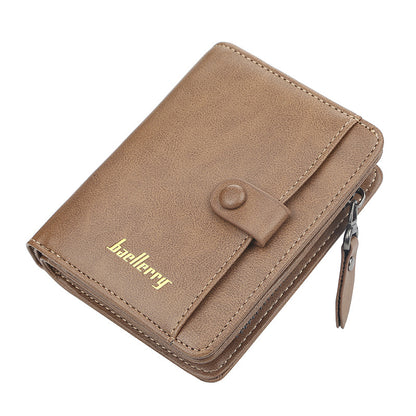 Men's Short Multiple Slots Driving License Fashion Coin Purses