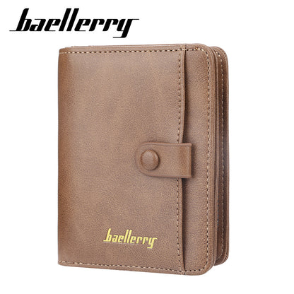 Men's Short Multiple Slots Driving License Fashion Coin Purses