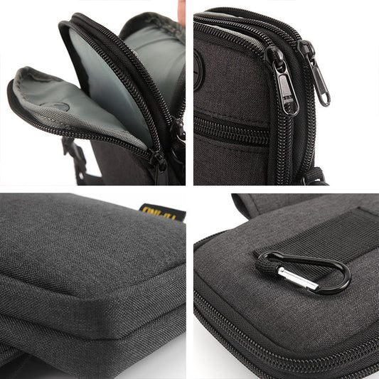 Pochette de rangement étanche multifonctionnelle pour passeport, trousse d'identité unisexe