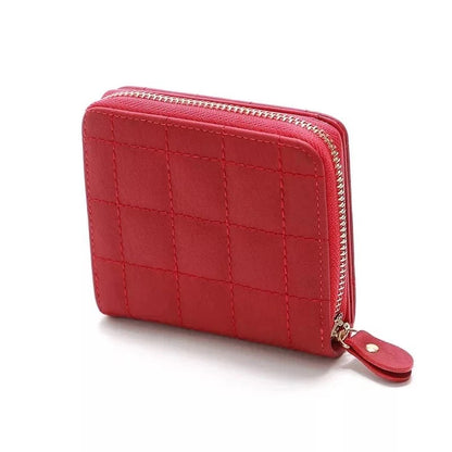 Women's Korean Style Short Zipper Embroidered Female Ladies Wallets