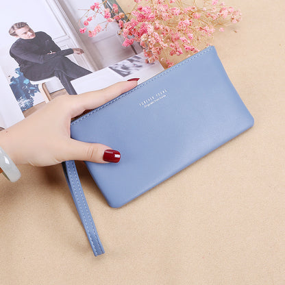 Women's Korean Style Zipper Long Large Capacity Ladies Wallets