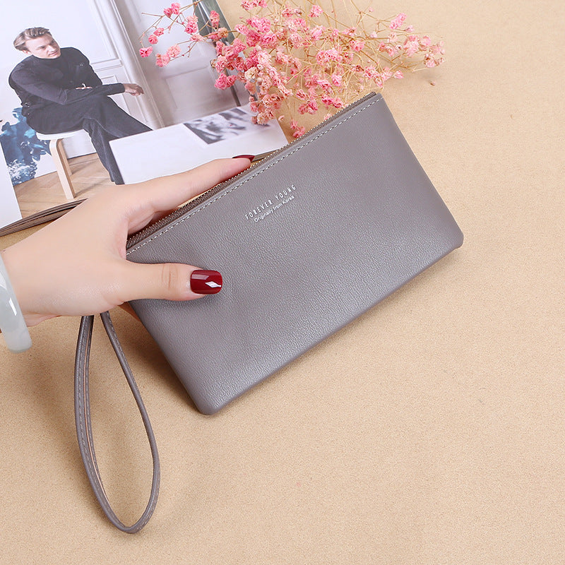 Women's Korean Style Zipper Long Large Capacity Ladies Wallets