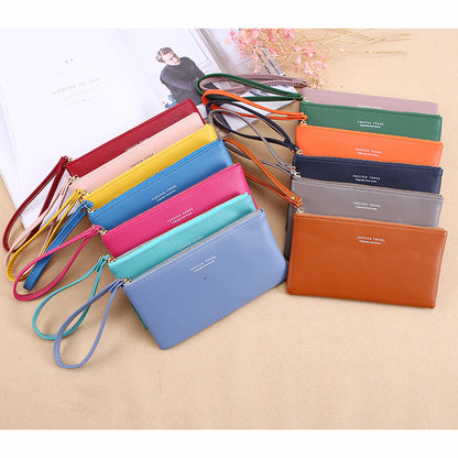 Women's Korean Style Zipper Long Large Capacity Ladies Wallets