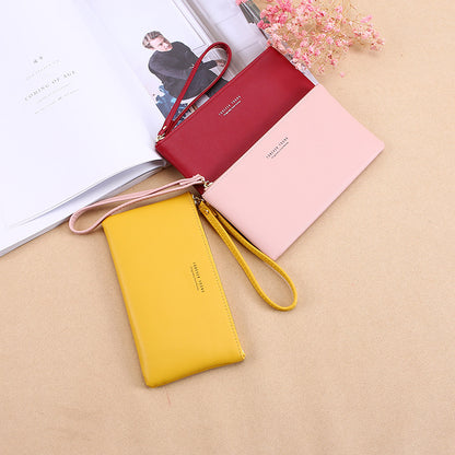 Women's Korean Style Zipper Long Large Capacity Ladies Wallets