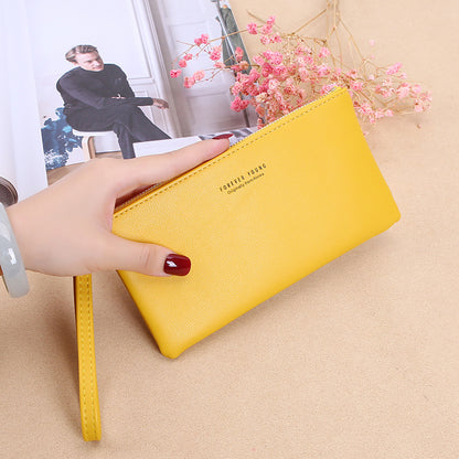 Women's Korean Style Zipper Long Large Capacity Ladies Wallets