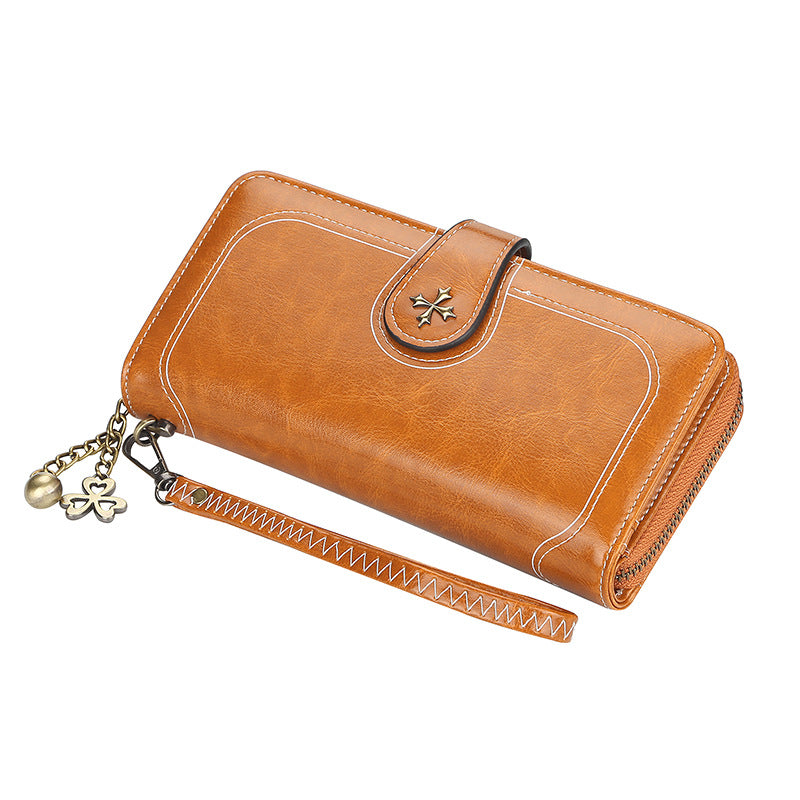 Women's Four-leaf Clover Fashion Korean Style Mobile Ladies Wallets