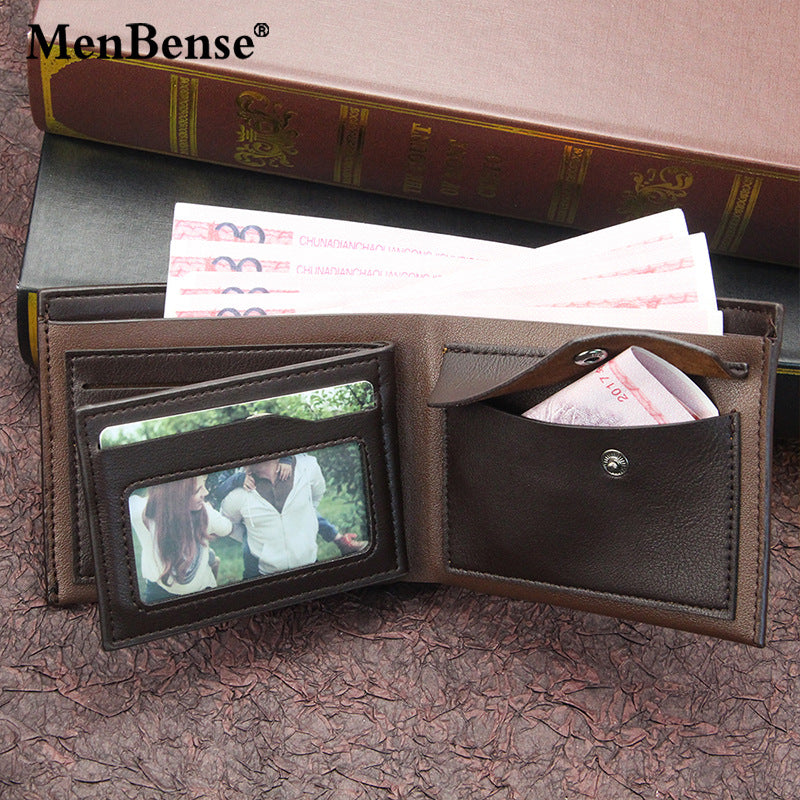 Men's Short Chic Business Horizontal Pocket Men's Wallets