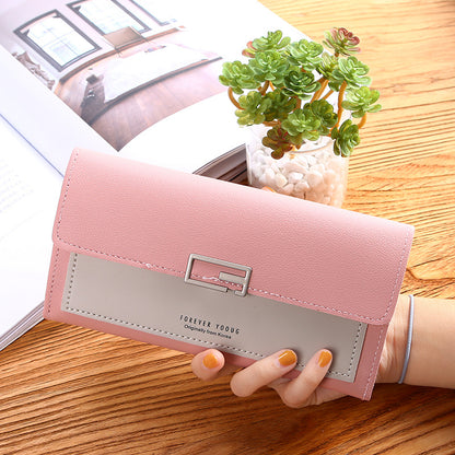 Women's Beautiful Durable Korean Clutch Long Purses