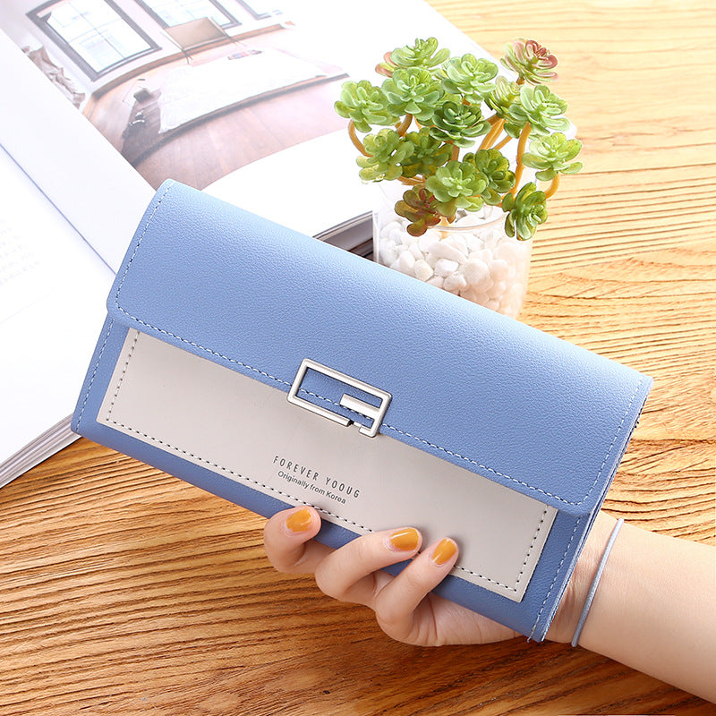 Women's Beautiful Durable Korean Clutch Long Purses