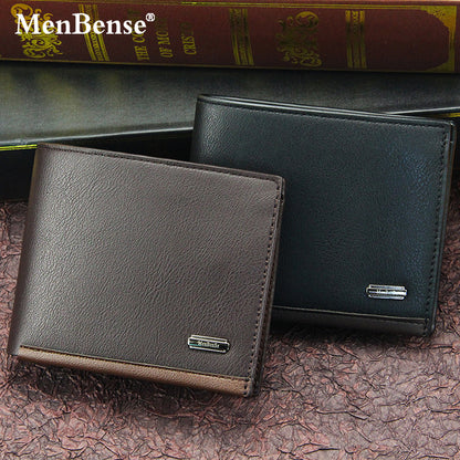 Men's Short Chic Business Horizontal Pocket Men's Wallets