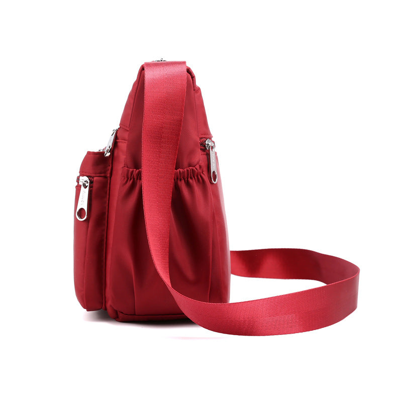 Women's Waterproof Nylon Cloth Mother Collect Money Crossbody Bags