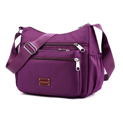 Women's Waterproof Nylon Cloth Mother Collect Money Crossbody Bags